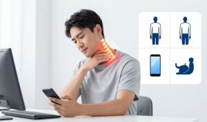 Cara-Mengatasi-Nyeri-Leher-Akibat-Terlalu-Lama-Menunduk-Melihat-Ponsel-Setiap-Hari